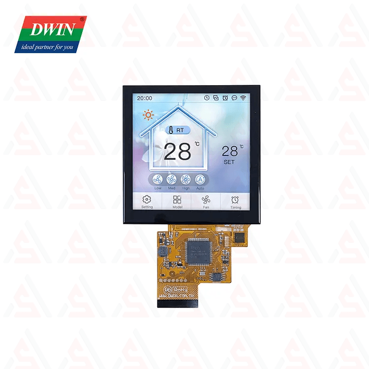 نمایشگررنگی 4 اینچ 480*480 HMI مدل DMG48480F040_01WTC — تصویر ۲