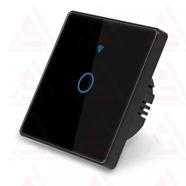 کلید تک پل هوشمند لمسی TUYA مدل RF433MHz+wifi