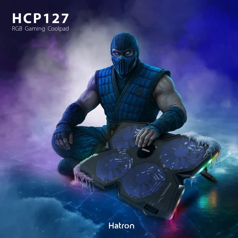 CoolPad لپ تاپ گیمینگ Hatron مدل HCP-127 — تصویر ۷