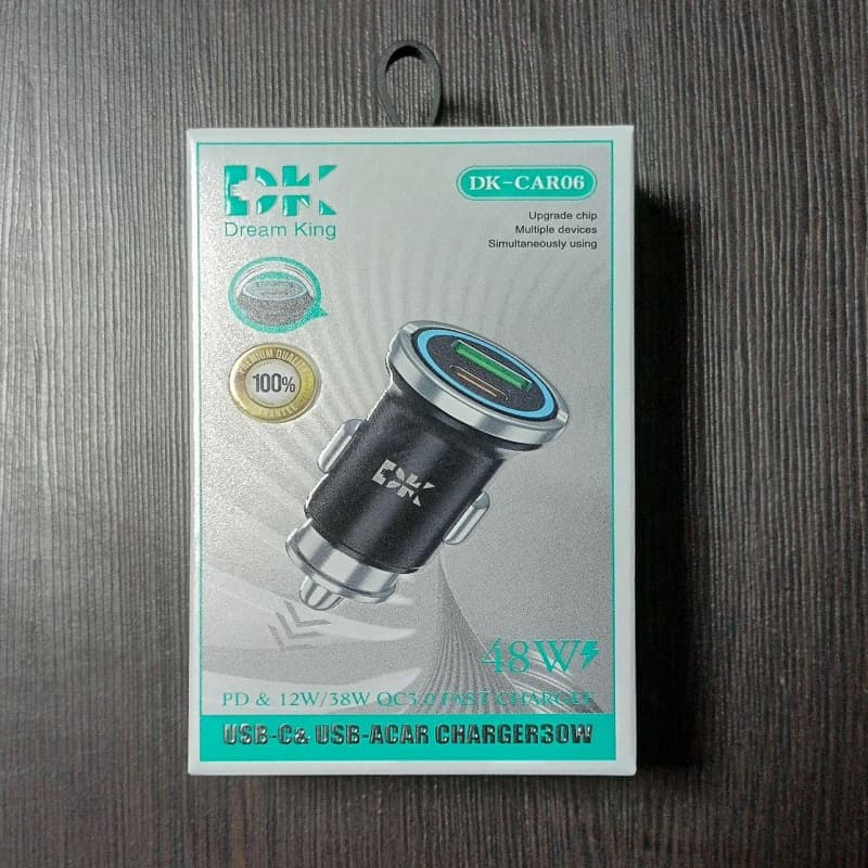 شارژر فندکی PD فست 48 وات مدل DK-CAR06