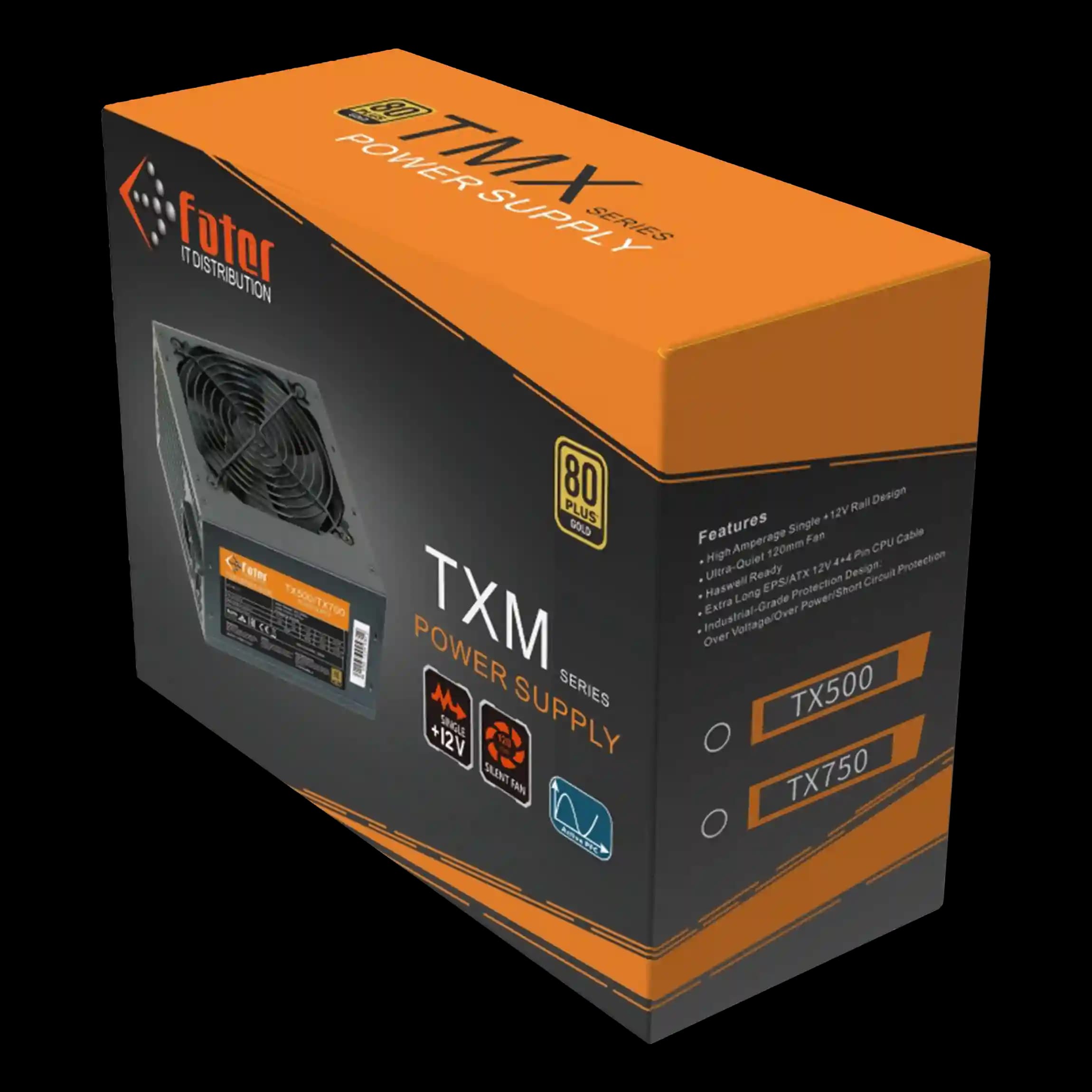 پاور کامپیوتر 500 وات فاطر مدل Fater TX500 — تصویر ۳