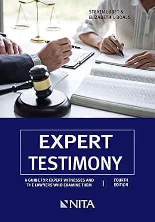 و دانلود نسخه کامل کتاب زبان اصلی Expert Testimony: A Guide for Expert Witnesses and the Lawyers Who Examine Them (NITA) | دانلود کتاب خارجی