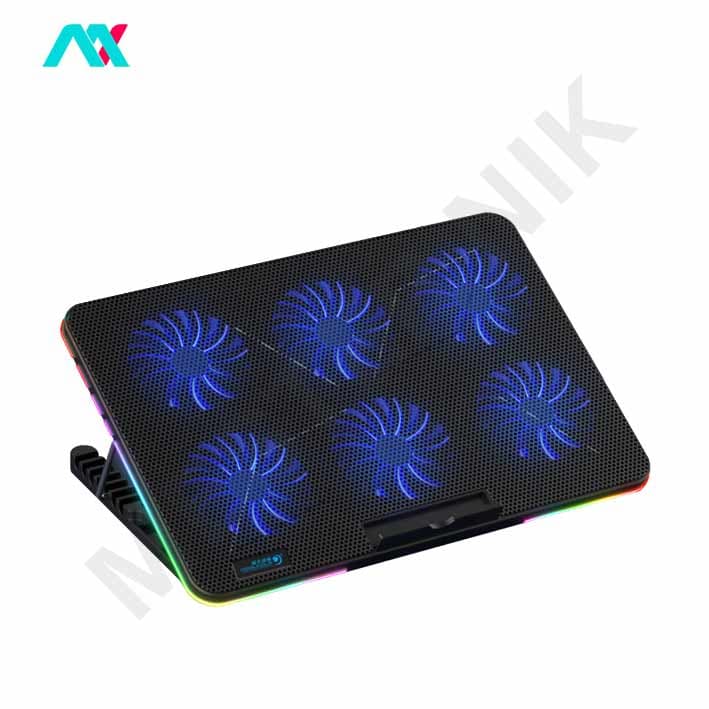 پایه خنککننده گیمینگ لپتاپ 6 فن کولکلد مدل F5 — تصویر ۴