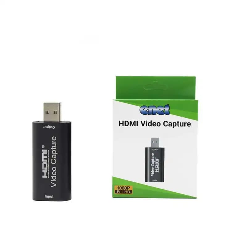 کپچر HDMI مستقیم USB 2.0 ای نت (Enet) مدل CaH-100 — HDMI Video Capture 1080p