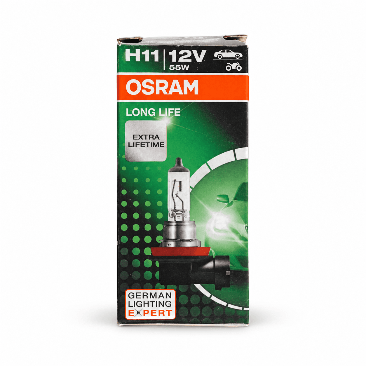 لامپ جلو خودرو پایه H11 برند اسرام osram — تصویر ۲