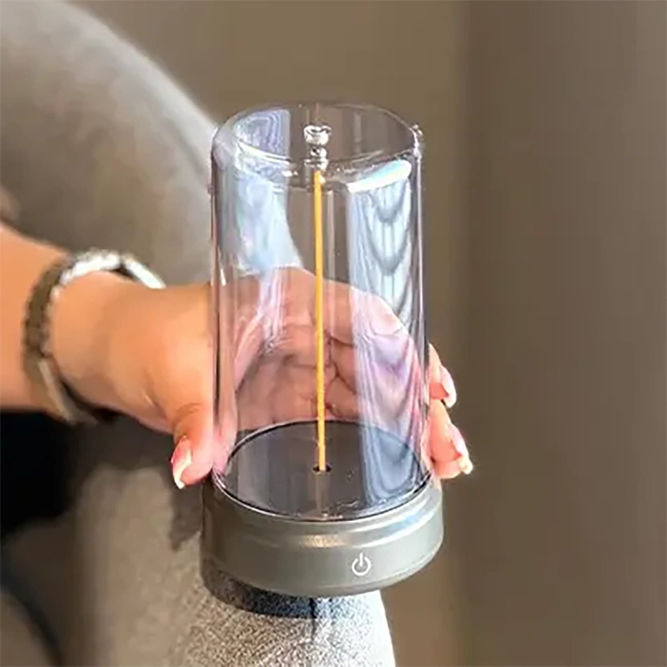 چراغ خواب شارژی رومیزی دکوراتیو LED نخی مغناطیسی با کنترل لمسی — تصویر ۶