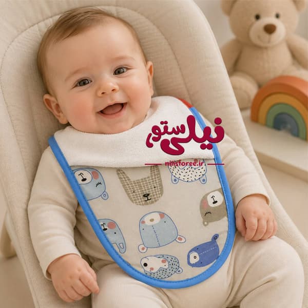 ست 3 عددی آروغ گیر نوزاد برند بیبی فورلایف کد 2