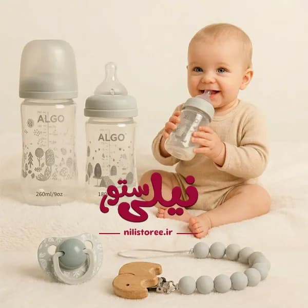 ست آغازین 4 تکه کودک طرح فیل برند آلگو ALGO