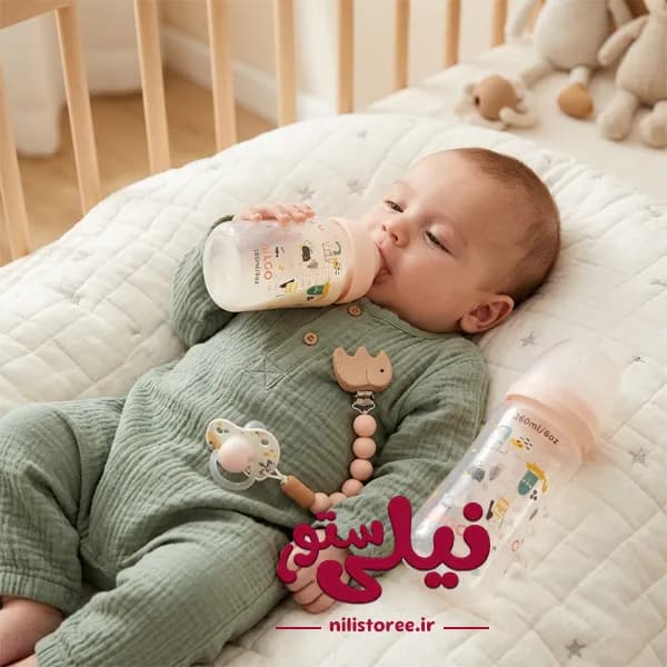 ست آغازین 4 تکه کودک طرح فیل برند آلگو ALGO — تصویر ۲