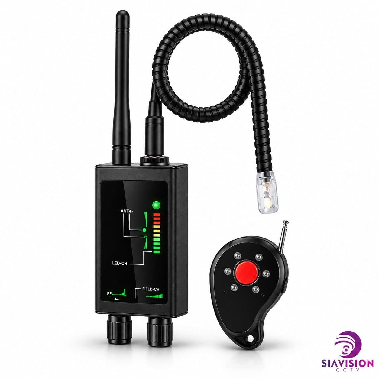 فرکانس یاب فوق حرفه ای مدل M8000(شنود یاب،دوربین مخفی یاب)
