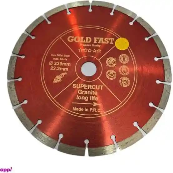 صفحه، تیغه بزرگ گرانیت بر 230 گلدفرست GOLD FIRST