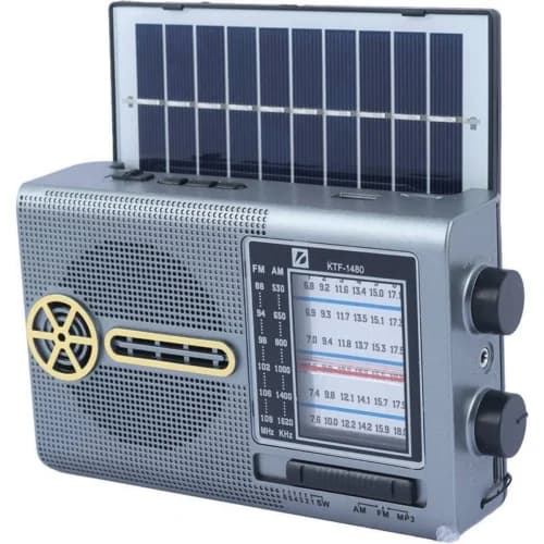 رادیو اسپیکر بلوتوثی خورشیدی کی برود KTF-1480 — تصویر ۲