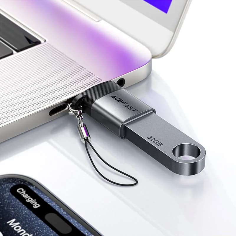 تبدیل OTG تایپ سی به USB3.0 ایس فست ACEFAST J7 Acewire Pro — تصویر ۴