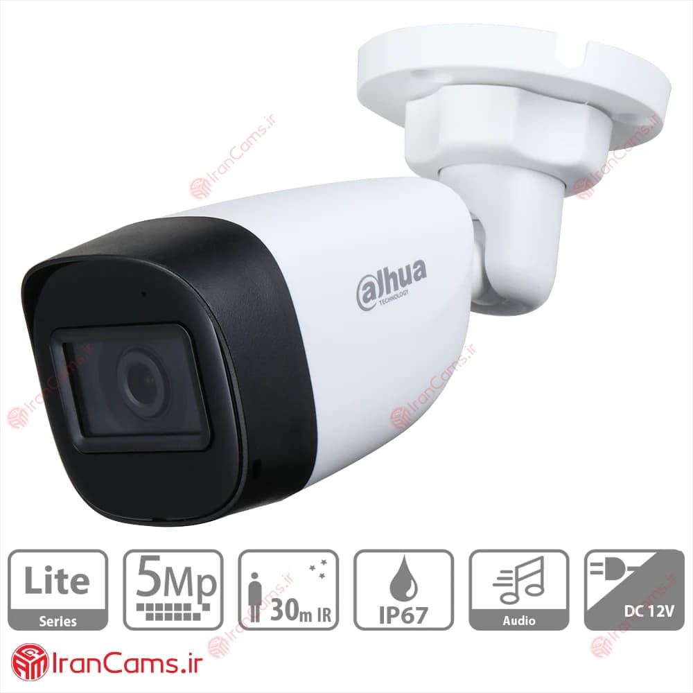 دوربین مداربسته بولت 5 مگاپیکسلی داهوا DH-HAC-HFW1500CP-A — تصویر ۲