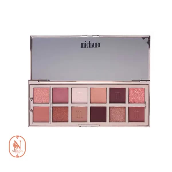پالت سایه 12 رنگ میچانو مدل VIOLET DUST