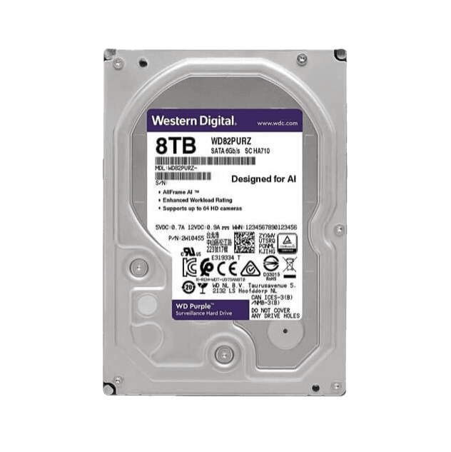 هارد بنفش وسترن ۸ ترا WD80PURZ