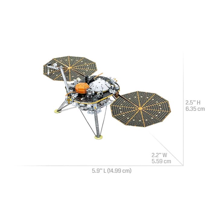 پازل فلزی سه بعدی InSight Mars Lander — تصویر ۳
