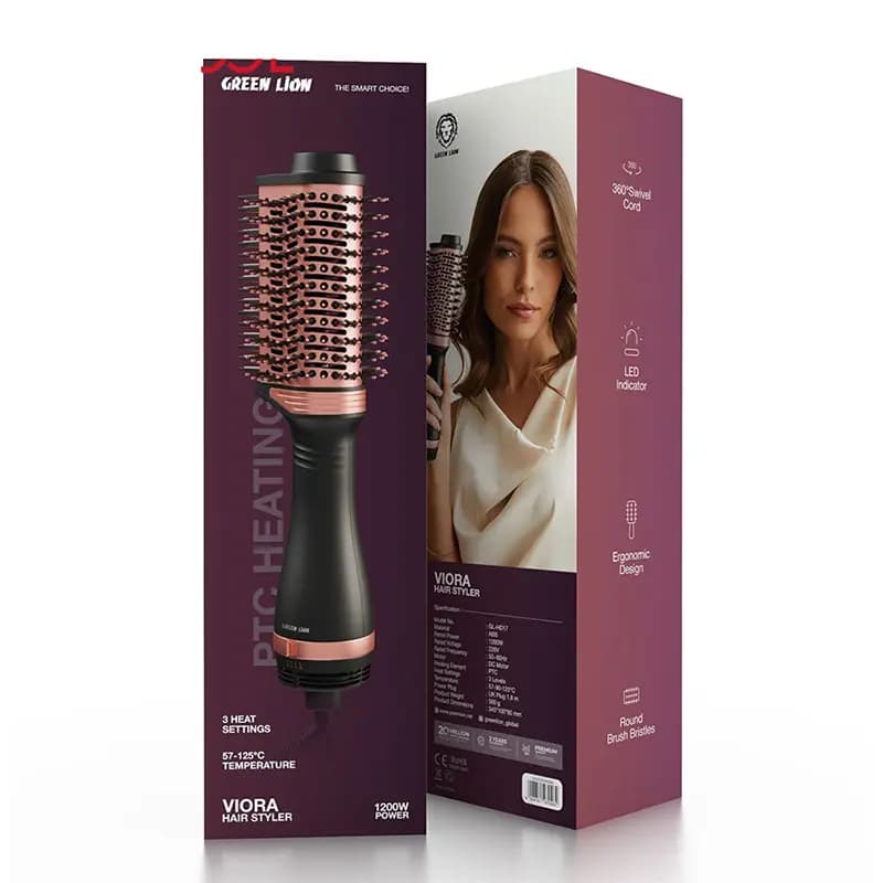 برس حرارتی گرین لاین مدل Green Lion Viora Hair Styler — تصویر ۵