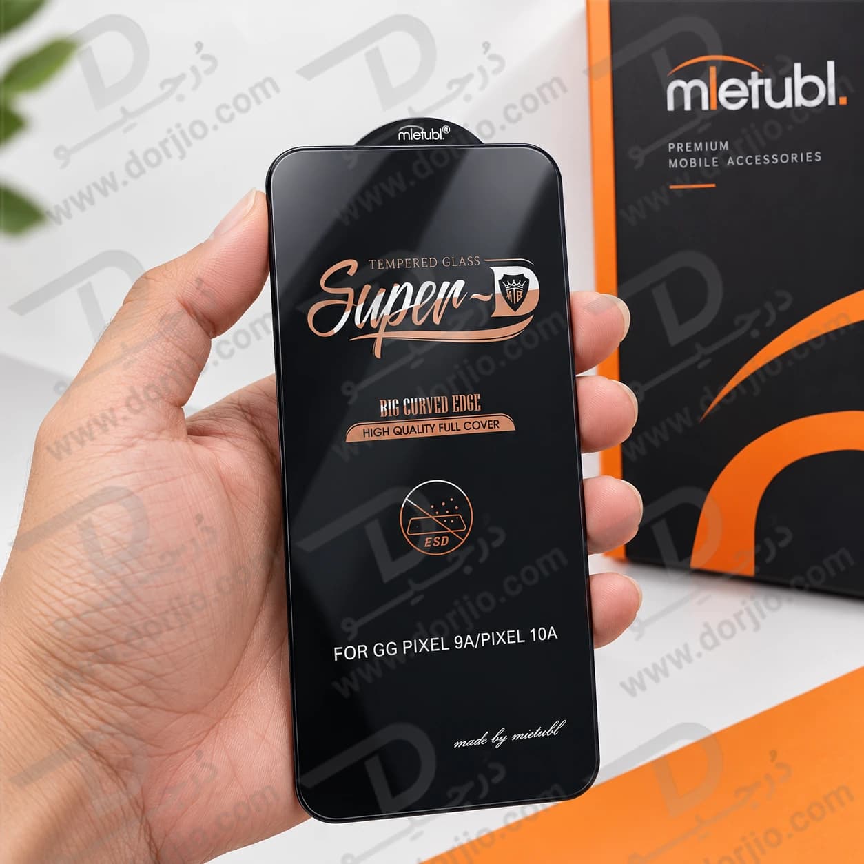 گلس Super-D شیشه ای Google Pixel 9a مارک Mietubl — تصویر ۶