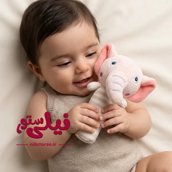 جغجغه سوتی طرح حیوانات برند baby fans
