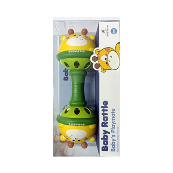 جغجغه نوزاد طرح حیوانات برند baby rattle کد 1163 — تصویر ۵