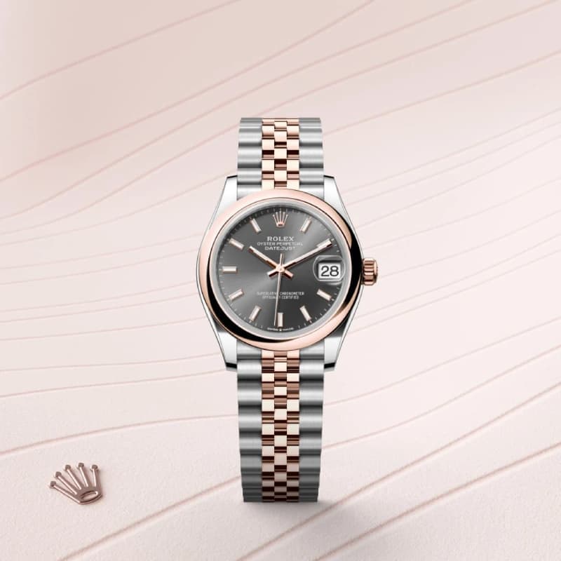 رولکس Datejust 36 Slate دو رنگ رزگلد | رفرنس M126201-0013 — تصویر ۳