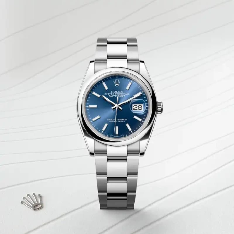 رولکس Datejust 36 آبی | رفرنس M126200-0006 — تصویر ۳
