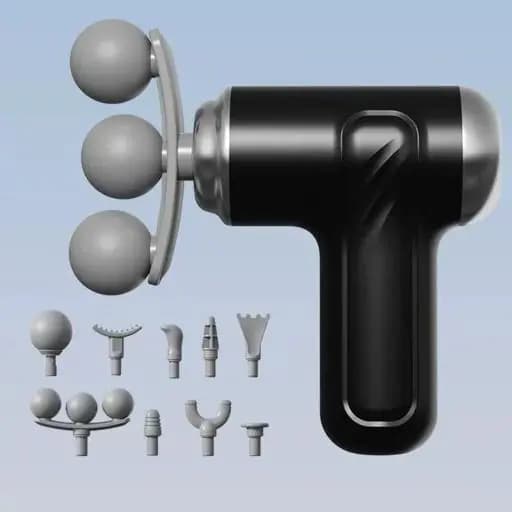 ماساژور تفنگی گیربکس هوشمند شش سرعته Fascia Gun — تصویر ۳