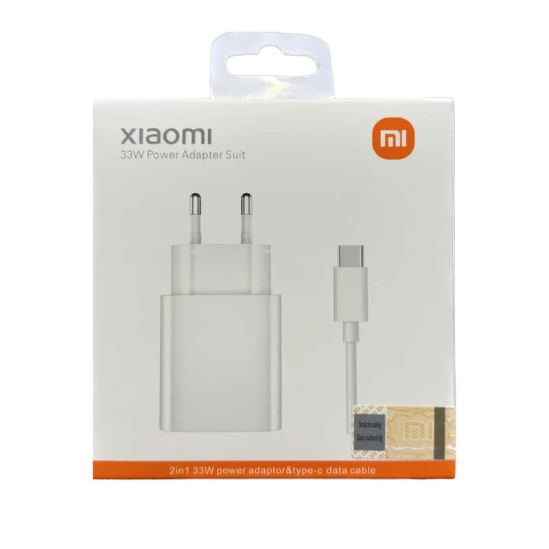 شارژر دیواری شیائومی مدل pocoX3PRO به همراه کابل USB-C