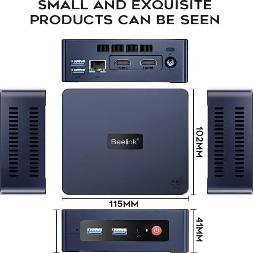 مینی کامپیوتر Beelink MINI S SERIES MINI PC — تصویر ۵