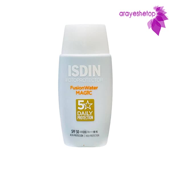 ضدآفتاب فیوژن واتر مجیک ایزدین SPF50 حجم 50 میل