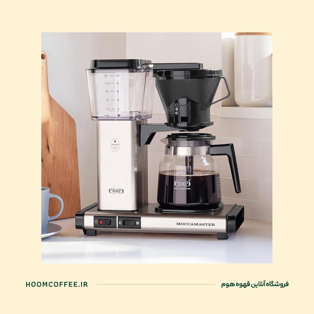 قهوه ساز Moccamaster Select 10-Cup Brushed Silver — تصویر ۲