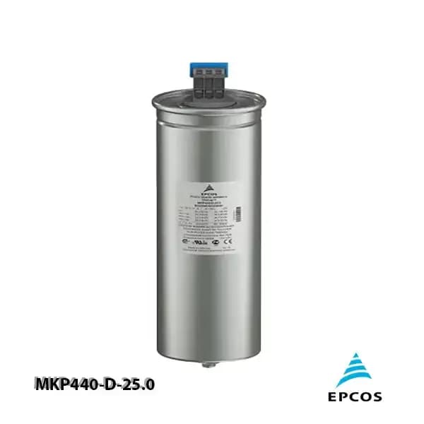 خازن 30.0 کیلووار رزینی 440 ولت EPCOS کد MKP440-D-30.0 — تصویر ۲