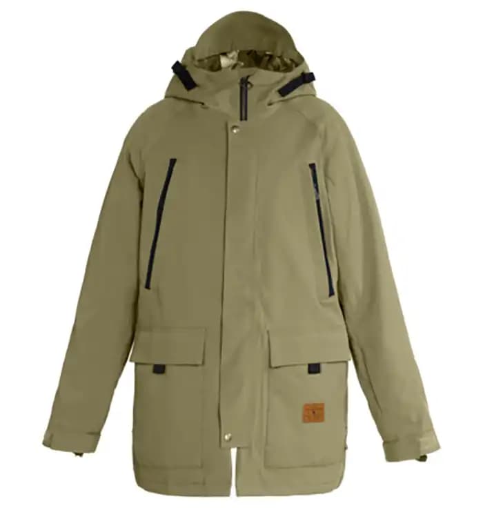 کاپشن اسنوبرد مردانه دی سی (DC) مدل Stealth Parka رنگ سبز — تصویر ۴