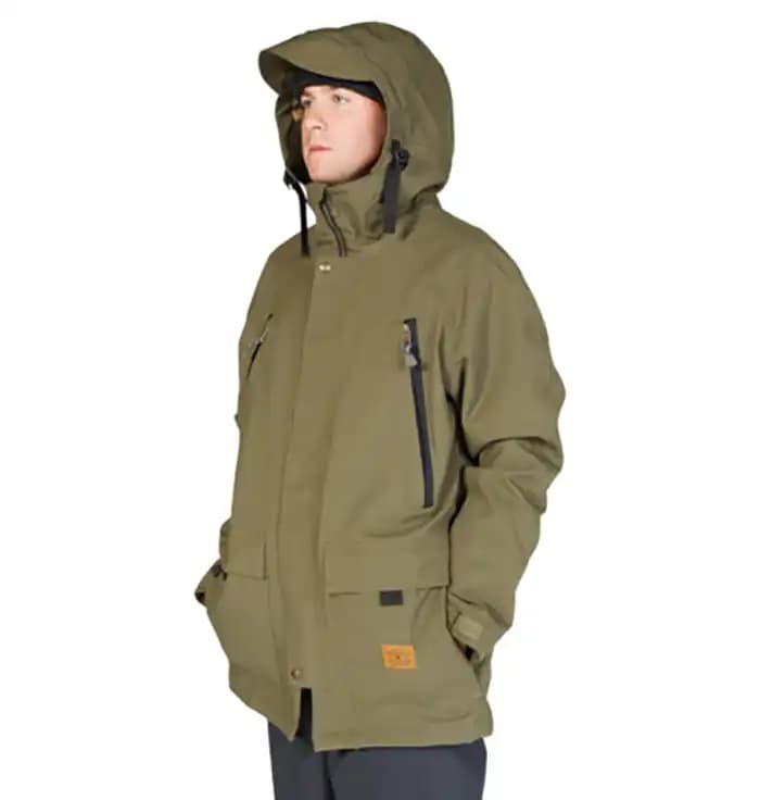 کاپشن اسنوبرد مردانه دی سی (DC) مدل Stealth Parka رنگ سبز — تصویر ۲