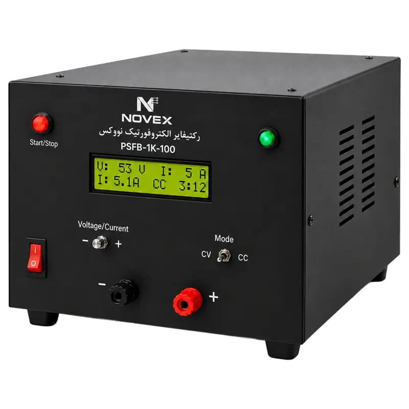 رکتیفایر الکتروفورتیک 100 ولت 10 آمپر نووکس PSFB-1K-100