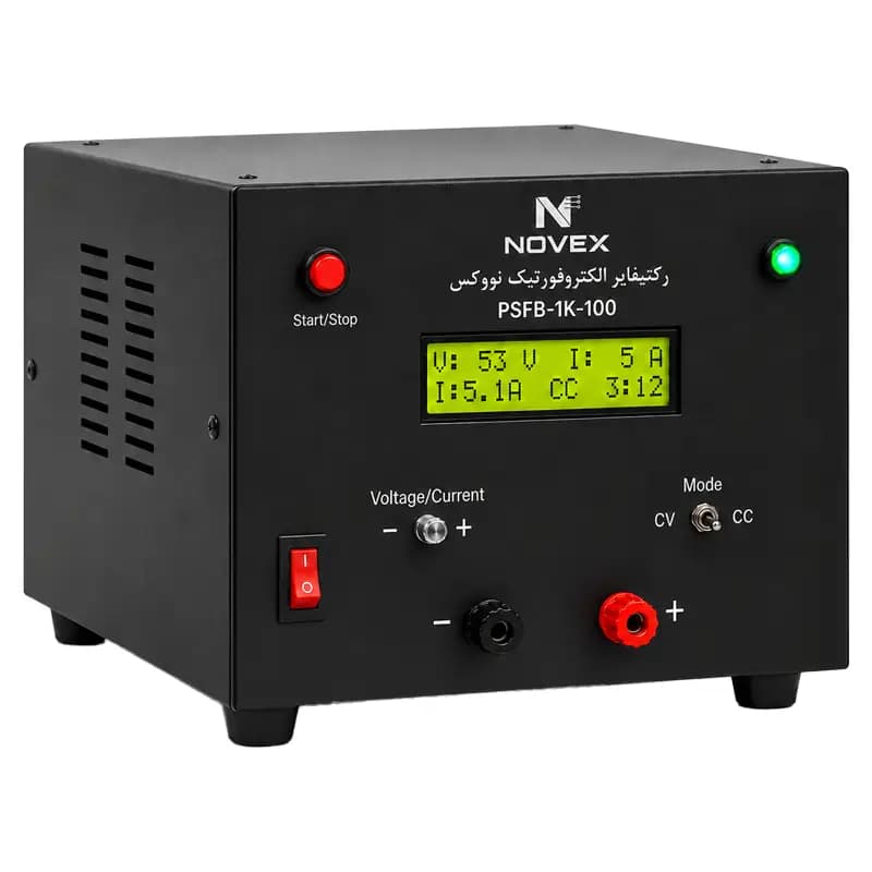 رکتیفایر الکتروفورتیک 100 ولت 10 آمپر نووکس PSFB-1K-100 — تصویر ۲