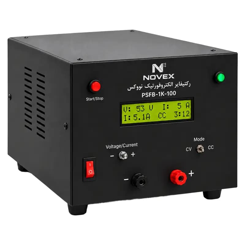 رکتیفایر الکتروفورتیک 100 ولت 10 آمپر نووکس PSFB-1K-100 — تصویر ۳