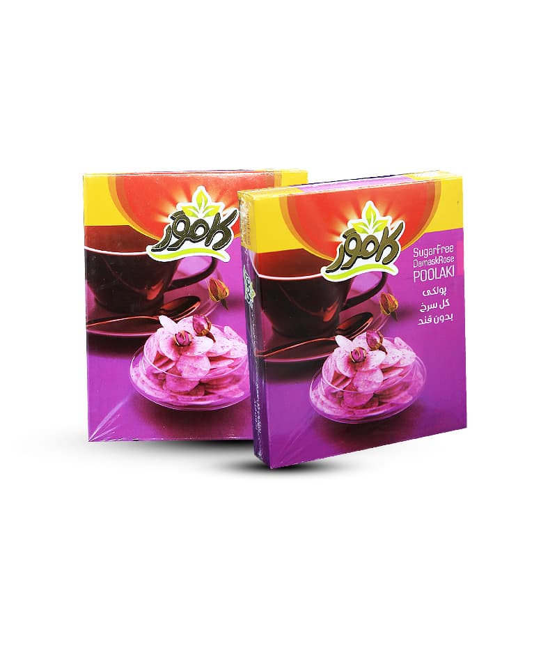 پولکی بدون قند گل سرخ