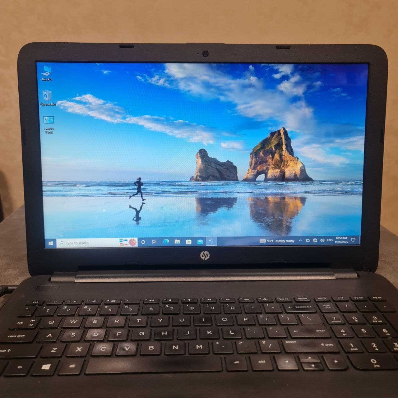 لپتاپ HP notebook A10-9600P 6GB RAM 1T HDD AMD Radeon R5 M255 — تصویر ۴