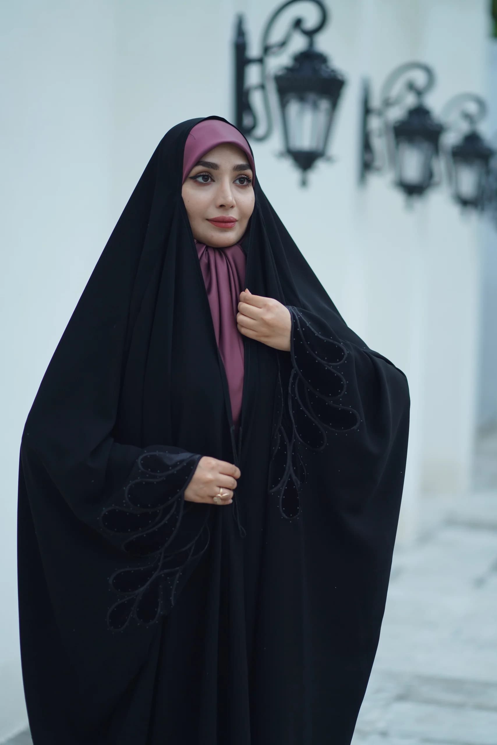 چادر جده گلدوزی سایه — تصویر ۳