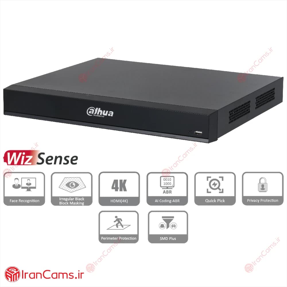 دستگاه دی وی آر 16 کانال داهوا DH-XVR7216AN-4K-I3 — تصویر ۲