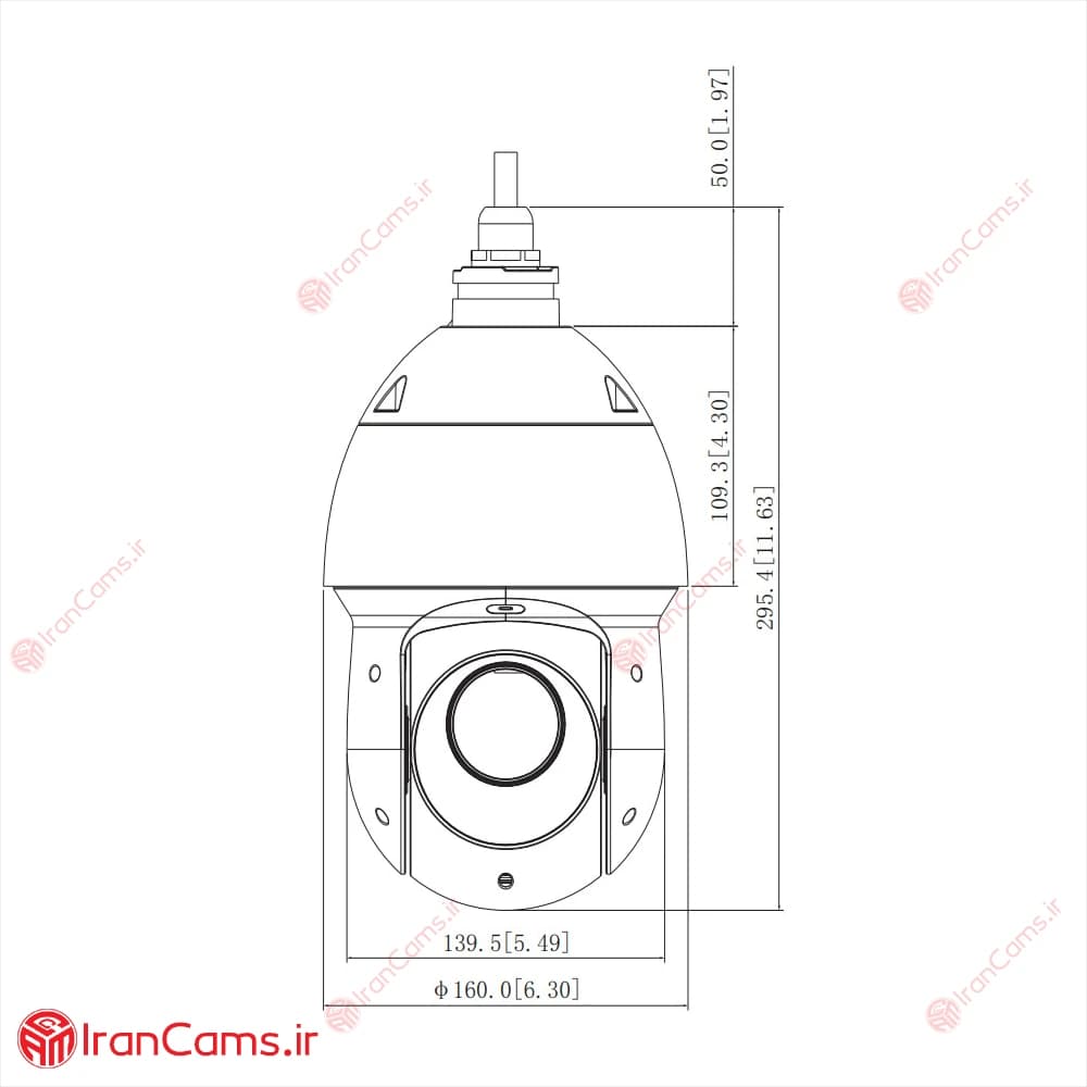 دوربین مداربسته اسپید دام 2 مگاپیکسلی داهوا DH-SD49225-HC-LA — تصویر ۸