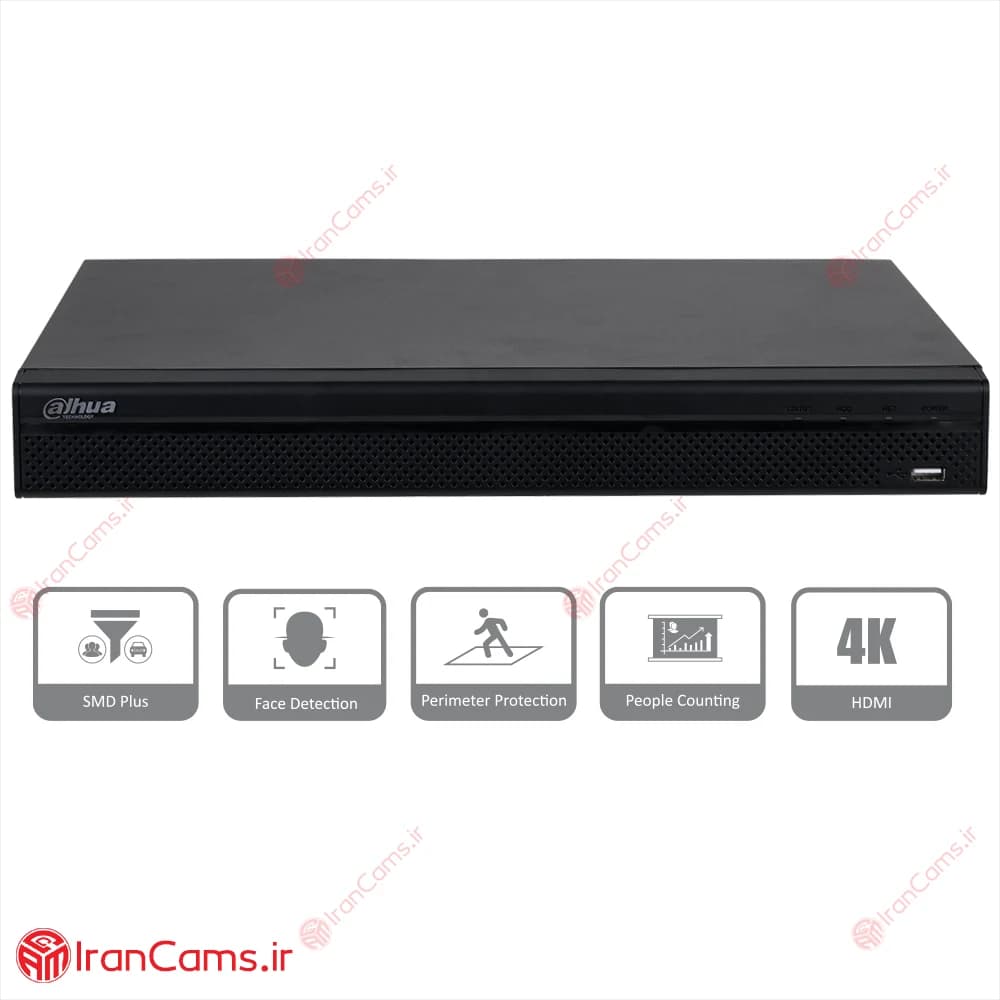 دستگاه ان وی آر تحت شبکه 8 کانال داهوا DHI-NVR4208-8P-4KS2/L — تصویر ۲