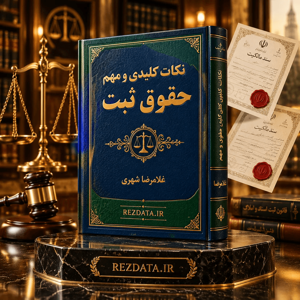 دانلود فایل متنی نکات کلیدی و مهم حقوق ثبت ( نسخه پی دی اف PDF)