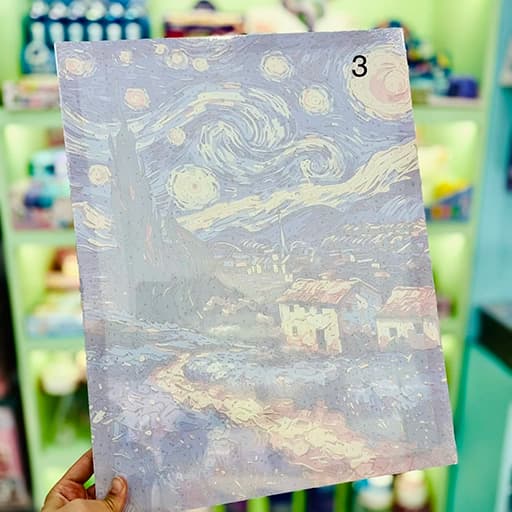 بوم رنگ آمیزی شماره دار (نقاشی آبرنگی)30*40 — تصویر ۵