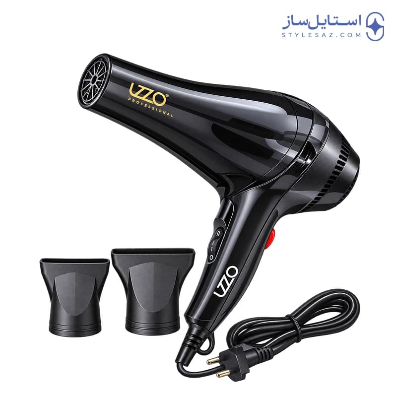 سشوار حرفهای UZZO مدل V-3983 توان ۵۰۰۰ وات — تصویر ۲