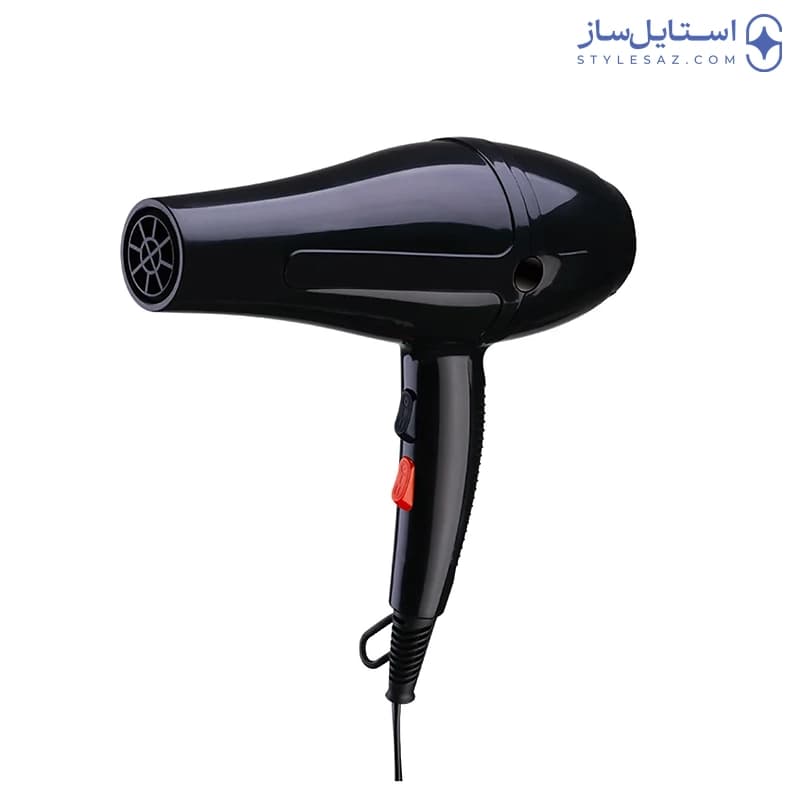 سشوار حرفهای لیزو مدل V-3976 توان ۴۵۰۰ وات رنگ مشکی — تصویر ۲