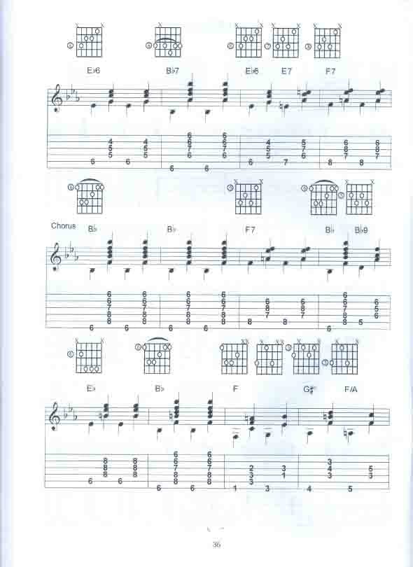 دانلود کتاب آموزش آکورد و ریتم گیتار و سبک وسترن سوئینگ PDF+CD | Joe Carr – Western Swing Guitar Style — تصویر ۵
