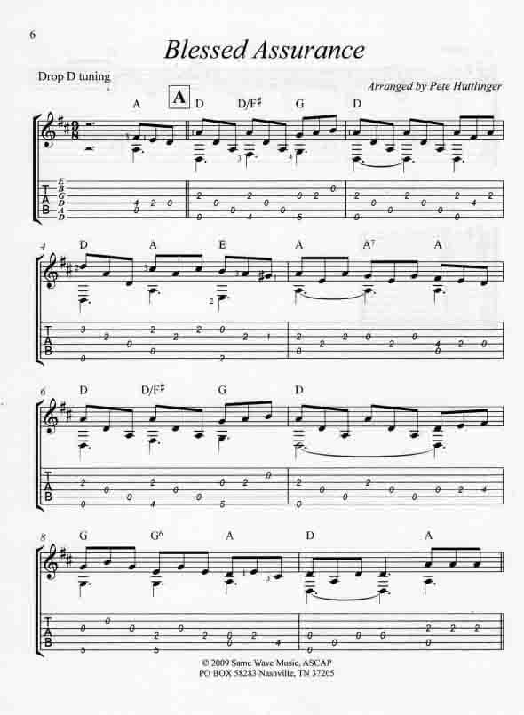 دانلود کتاب سرودها برای گیتار جلد ۲ | PDF + CD | Pete Huttlinger – Hymns For Guitar Vol 2 — تصویر ۴